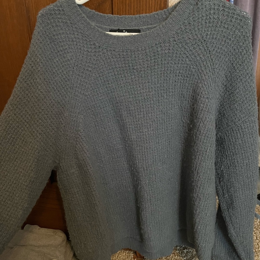 Dusty blue sweater